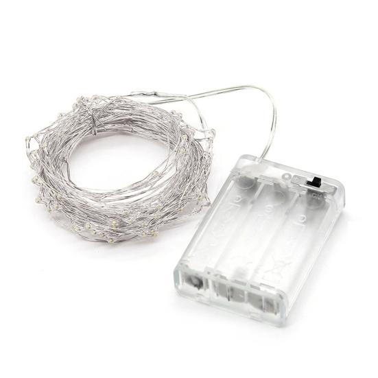 2/5/10 м Звездная струна Яркий гибкий световой провод Медная звездная струна Сказочный свет для свадьбы