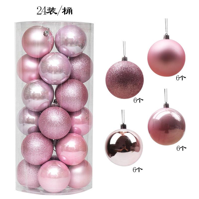1/2/12Pcs Christmas Tree Ornament Glitter Christmas Tree Ball Ornament Artificial Flower Berry Snowflakes for Home Party Decor