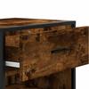 Shoe Rack Smoked Oak 48 x 38 x 97.5 cm Engineered Wood