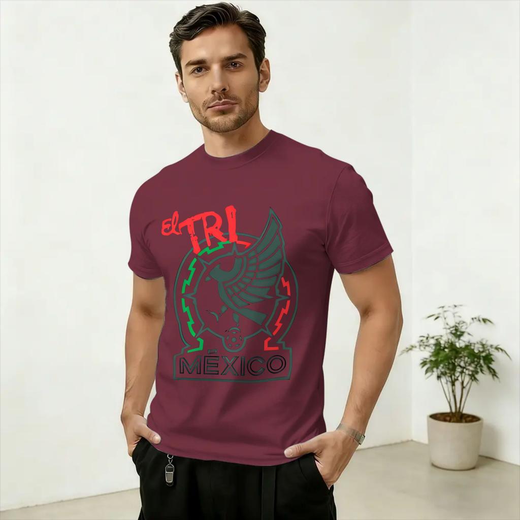 Streetwear T Shirt Summer Mexico Soccer Fanart Fashion TShirts Cotton Tshirt for Adult Awesome Hot Sale Short Sleeve Clothes