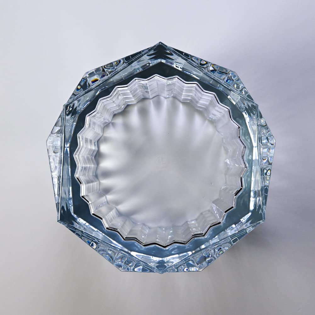 Baccarat Grand Candle Holder Base Vase Luxor Clear 2811508 [Used]