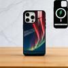 Премиальный чехол для телефона «Северное сияние» для iPhone 17, 16, 15, 14, 13, 12, 11 Plus, Pro, магнитный для Magsafe, беспроводная зарядка