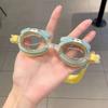 Cartoon Animal Kid Swimming Goggles Anti Little Bear Swimming Goggles  Children's Swimwear