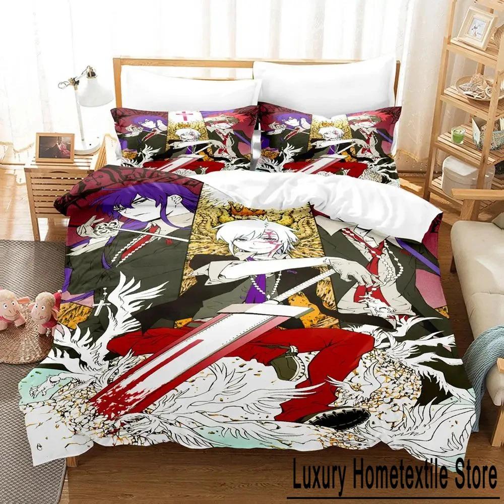 Soft Lightweight Single Twin Full Queen King New D Gray man Size Bed Adult Kid Bedroom Sets Anime parure de lit Quilt