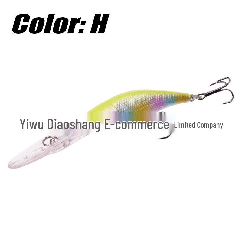 Набор воблеров Bionic Minnow для глубоководной рыбалки - Плавающий твердый искусственный воблер для дальнего заброса