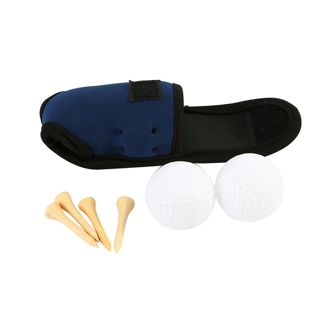 3 Colors Golf Ball Bag Holder Clip Utility Pouch Sports Golfing Accessories With Tees