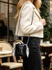 Dior Сумка для косметики своими руками из лакированной кожи, Сумка-кроссбоди с цепочкой и декором из шелкового платка, Портативная квадратная сумка для хранения в путешествиях