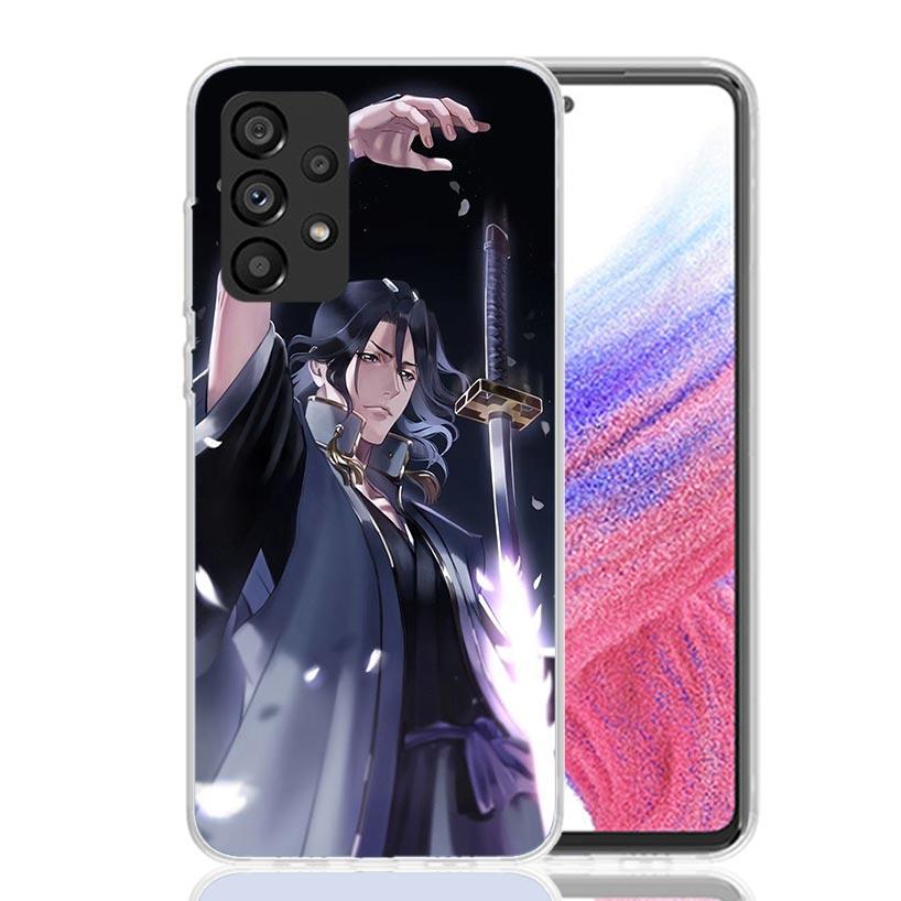 Чехол для телефона Bleach Кучики Бьякуя для Samsung Galaxy A17 A16 A14 A15 A13 A57 A56 A54 A55 A53 A37 A36 A34 A35 A33 A26 A24 A25 A23