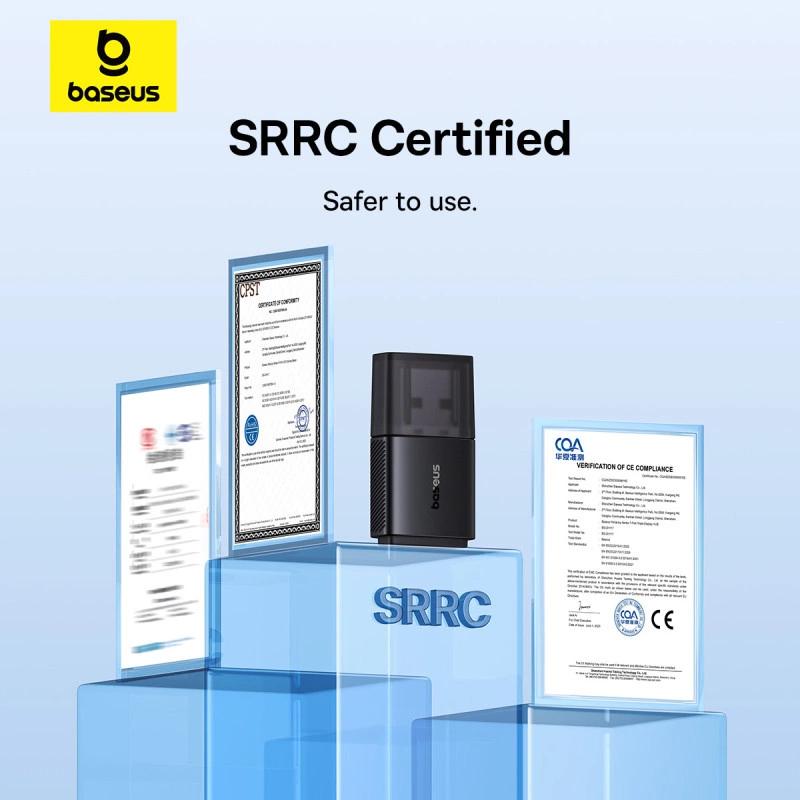 Baseus Сетевая карта USB Bs-Oh169 300 Мбит/с - черная