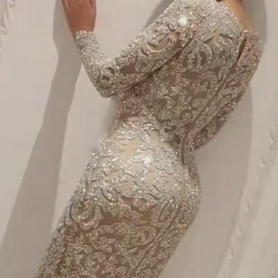 2025 Европейско-американская весна золото штамповка тонкий длинный рукав сексуальное вечернее платье для женщин