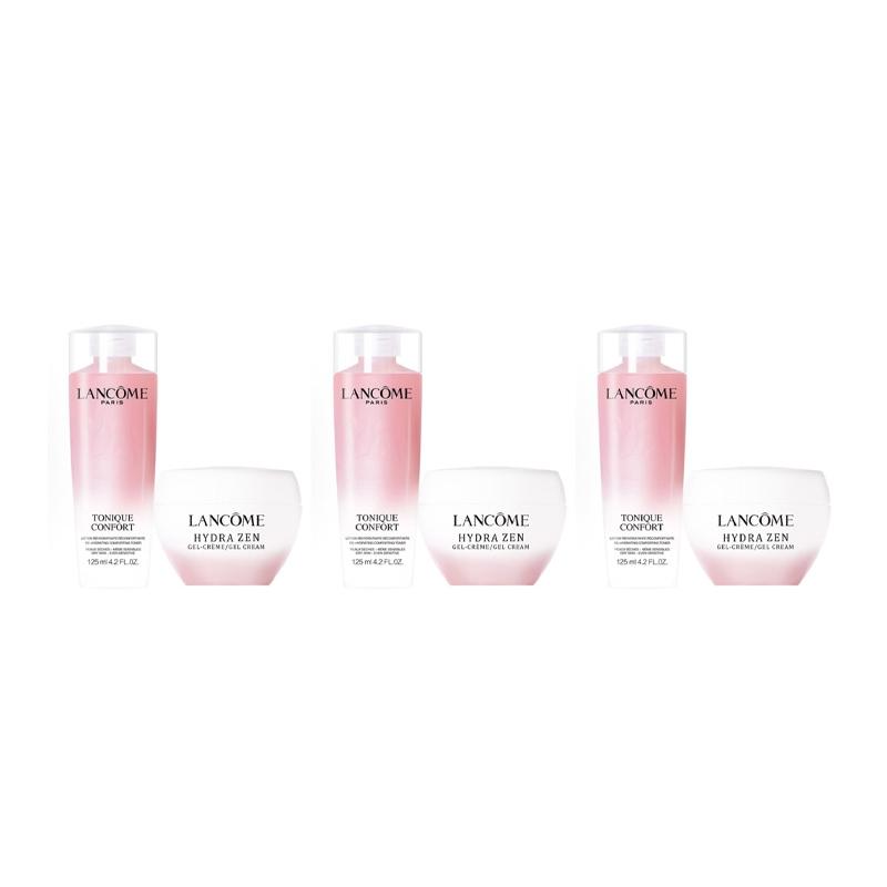 LANCÔME Новый Маленький Пудровый Дорожный Набор Успокаивающий и Увлажняющий + 125 мл*3 + 15 мл*3