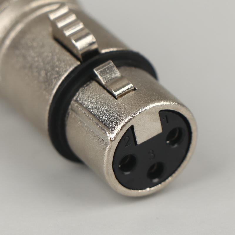 1/2 шт. 6,5 мм Стерео 1/4" TRS Папа на XLR 3-контактный Мама и Папа Стерео Сбалансированные Аудио Разъемы 1/4 дюйма TRS на XLR Адаптер Комплект