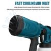 1500W 800ML 88VF Cordless Electric Spray Gun with 3Nozzle Flow Control Airbrush High Power Paint Sprayer