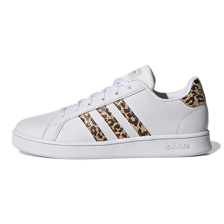 adidas Neo GRAND COURT Низкие Детские Скейтбордические Кроссовки Белые Детские FZ3510