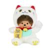 Sekiguchi Monchhichi Lucky Cat Monchhich плюшевая игрушка S белая 205875 В18 x Ш18 x Г11 см