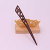 Hair Clasp Ladies Gift Wooden Vintage Ebony Accessories Guajacwood Hairpin