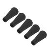 5PCS Archery Arrow Tip 8MM Inner Diameter Rubber Arrow Points For Arrows Training Outdoor Black