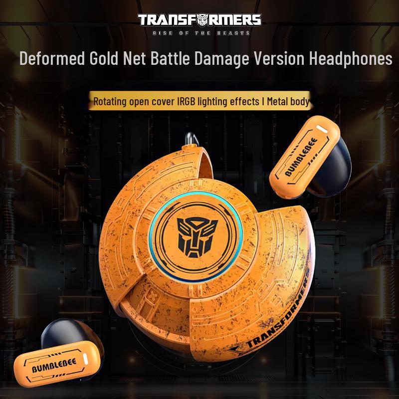 Игровые наушники Transformers T31 Bumblebee Bluetooth 5.4 с шумоподавлением