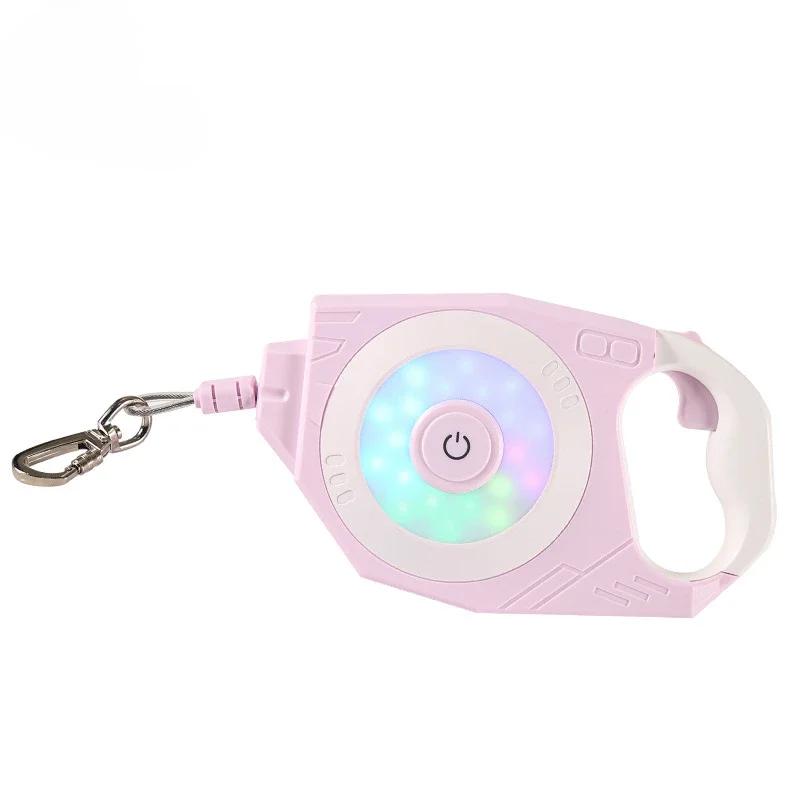 Автоматический поводок-рулетка для собак длиной 4 м со светодиодной подсветкой и лазерной игрушкой, роскошный поводок для маленьких и средних собак, аксессуары для выгула собак