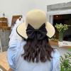 Women Summer Floppy Beach Straw Hat Wide Brim Foldable Cap Sun Hat