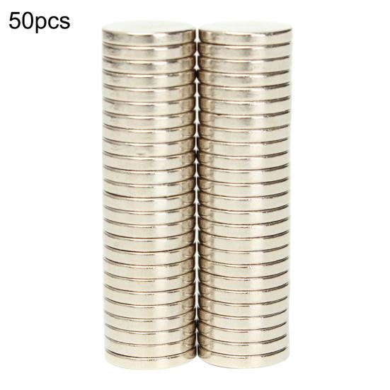 50Pcs Multi-purpose Round Disk Super Strong Rare Earth N52 NdFeB Strong Magnets