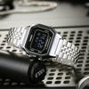 Casio Стандартная серия, маленькие серебристые часы, ретро ЖК-дисплей для бизнеса, кварцевый механизм, ремешок из нержавеющей стали, японский и корейский LA680WA-1B-INTERNATIONAL