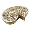 Indian Wood Stamps Paisley Stamp Handcarved Wood Block Art Textile Printing