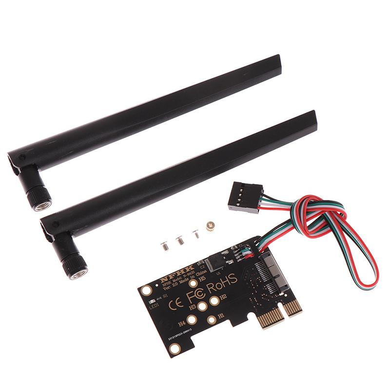 Pcie X1 to Bcm94360Cs2 Модуль Wi-Fi Адаптер беспроводной сетевой карты Адаптер карты