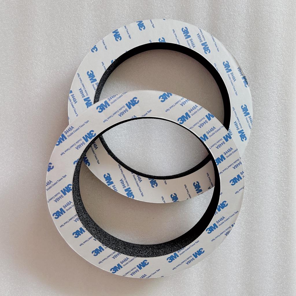 2PCS 6.5 inch car soundproofing foam audio speaker ring Soundproofing ring Sealing ring for sound quality improvement