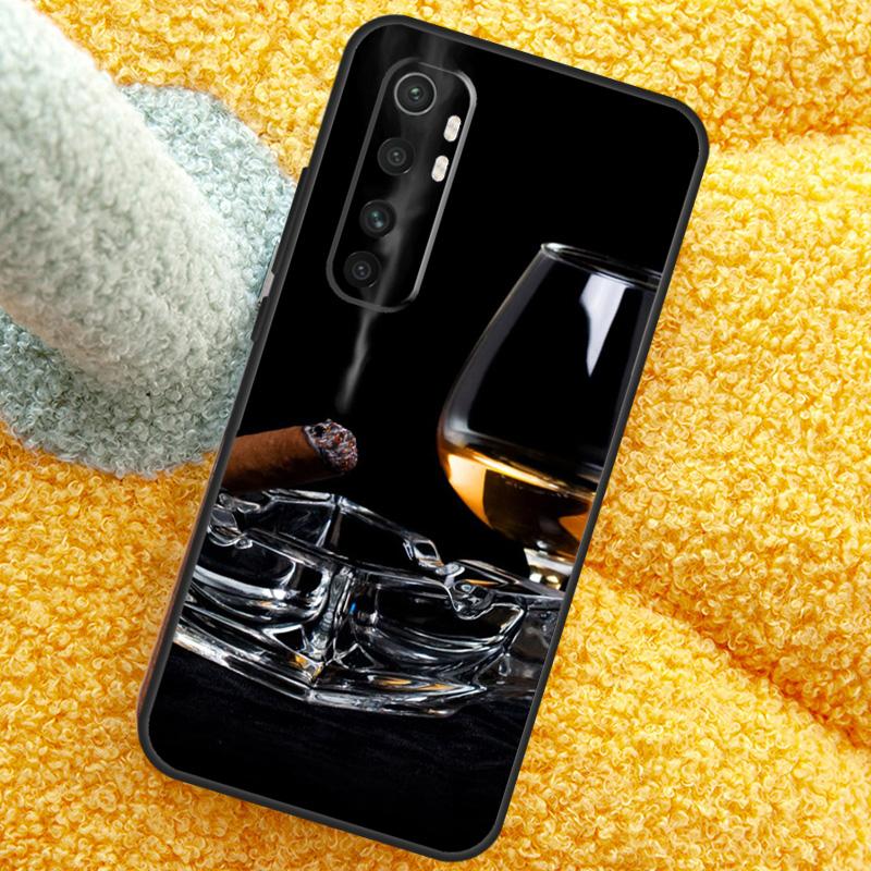Кейс для напитков с виски и льдом для сигар для Xiaomi 15T 14T 13T 14 15 Ultra 17 Pro Max Чехол для POCO F8 F7 F5 F6 X5 X6 X7 Pro