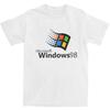 Windows 98 Vaporwave T-Shirt Computer System Harajuku T Shirts Short-Sleeve Tops Summer Cotton Breathable Plus Size 5XL Clothes