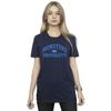 Disney Womens/Ladies Monsters University Logo Cotton Boyfriend T-Shirt