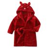 Children Rabbit Ears Bathrobe Boys Girls Fall Winter Soft and Comfortable One-piece Pajamas