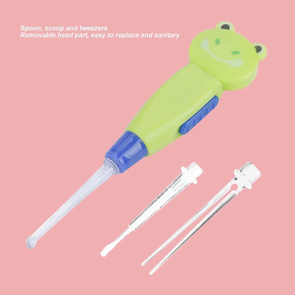 ABS Ear Wax Removal Kit LED Light Ear Safety Cleaner Tool Cute Ear Pick Cleaner Tool  Home Supply