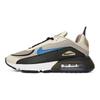 Nike Air Max 2090 Универсальная ткань Низкий верх Марафонские кроссовки Мужские кроссовки Серо-сине-черные DO0943-200
