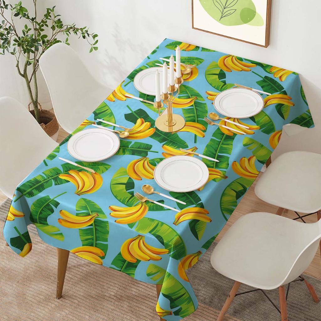 Cartoon Fruit Polyester Tablecloth for Dining Room, Hotel, or Festival Decoration