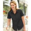 Russell Collection Ladies/Womens Short Sleeve Easy Care Oxford Shirt