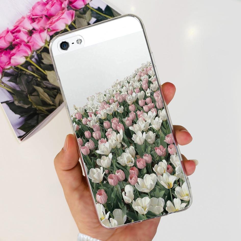 Для iPhone 5 5S SE 2016 Чехол Милый Астронавт Прозрачный Силиконовый Ударопрочный Чехол Для iPhone SE 2020 SE2 Чехол на iPhone5 iPhoneSE Capa