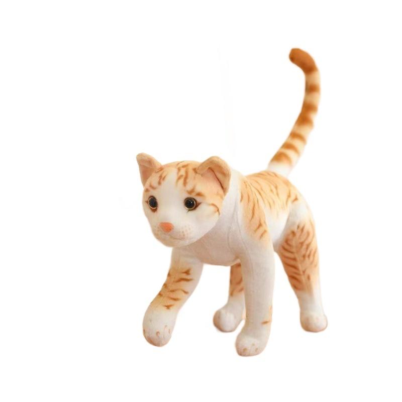 Новая Имитация Кошки Кукла Плюшевая Игрушка Кукла Кошка Тряпичная Кукла для Детей и Девочек Как Успокаивающий Подарок на День Рождения