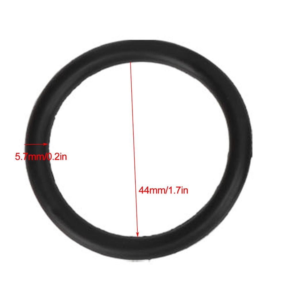 10pcs Set Rubber Car Bumper Fasteners Black Quick Release O-Ring Gaskets 44mm Hose Nozzle Seal Seal Replacement