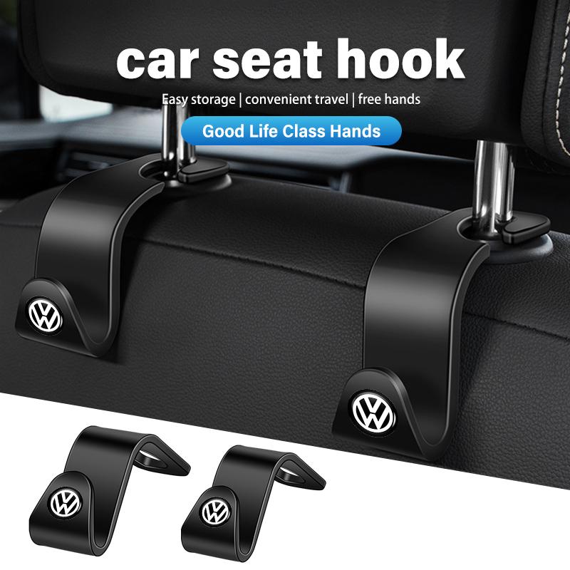 Car Seat Back Hook Double-Headed Rear Storage Auto Accessories For Volkswagen VW Golf 4 5 6 7 Polo Jetta Sagitar Magotan Passat zj2