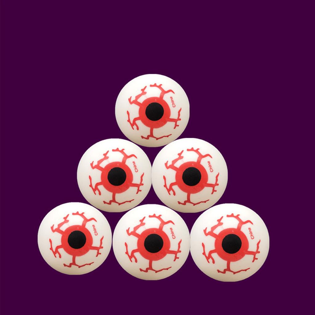 3pcs Hollow Eyeball Decoration Props Horror Toy Bouncing Eyeball Simulation Eyeball Eyes