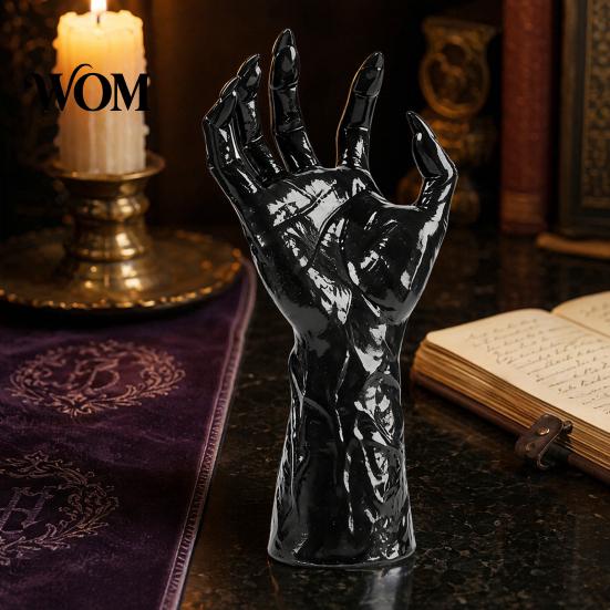 Halloween Photo Props Decoration, Wall Mounted Creepy Hands, Spooky Claw Ornament, Gothic Corridor Decoration Prop for Haunted House Party,