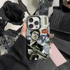 Классический Чехол для Телефона Tony из Фильма Лицо со Шрамом Для iPhone 16 15 14 13 12 11 Pro Max Серый Черный Матовый Лазерный Металлик Аврора Funda