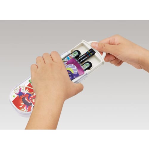 Skater Trio Set Chopsticks Spoon Fork Pokemon 23N Children's Antibacterial Made in Japan TACC2AG-A