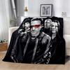 U2 Rock Bang Bono одеяло с 3D принтом, мягкое одеяло для дома, спальни, кровати, дивана, пикника, путешествий, офиса, отдыха, одеяло, детское одеяло