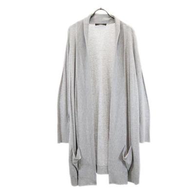 MAX MARA Weekend Кардиган с длинным рукавом Серый Женский Б/У