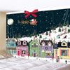 Рождественский полиэстеровый гобелен с принтом, настенный для гостиной, спальни, декора комнаты в общежитии, домашний декор, пляж