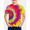 3d Print Tee Shirt Short Sleeve Children's Clothing Tie-Dye Fashion T Shirt For Boys Top Tee Tie-Dye Kids Boys Clothes