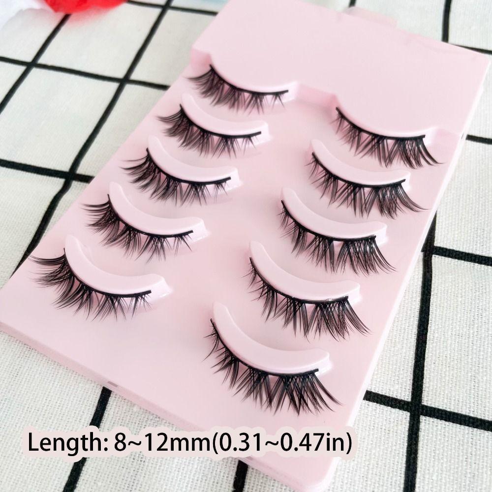 Handmade False Eyelashes Wispy Fluffy 3D Messy Fake Lashes Eye Makeup Tools
